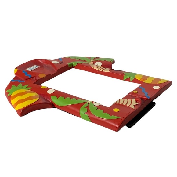 Hawaiian Shirt Photo Picture Frame Portrait Orientation For 3 1/2" X 5" Photo - Picture 5 of 15